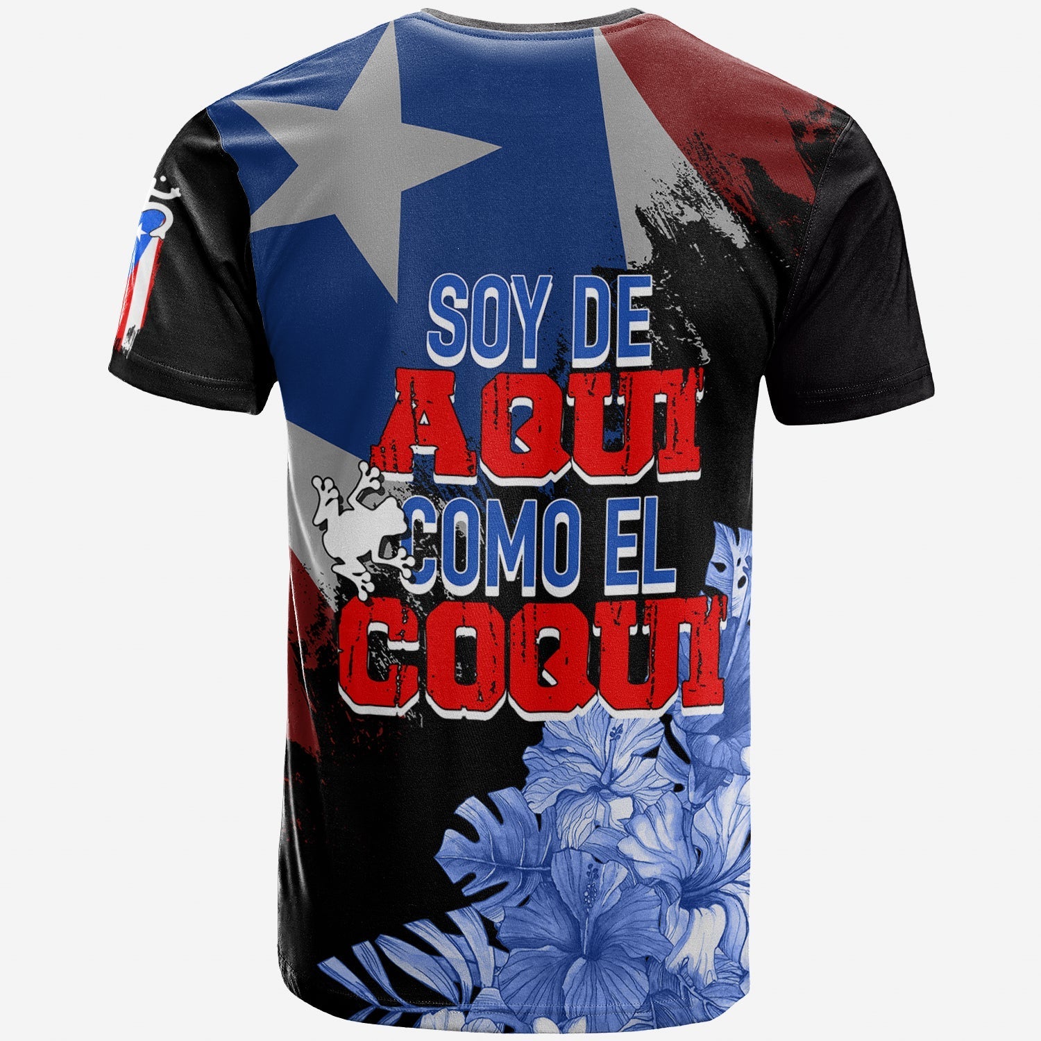 Puerto Rico T-Shirt Soy De Aqui Como El Coqui Graphic Tee