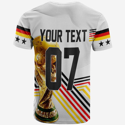 Personalised Germany T-Shirt World Cup 2022 Champions Graphic Tee