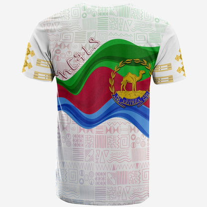 Eritrea Independence Day T-Shirt Ethnic African Pattern White Graphic Tee