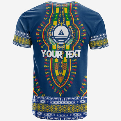 Kabu Verdi Dashiki Design Personalised T-Shirt Proud Cape Verdean Graphic Tee