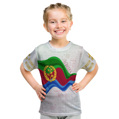 Eritrea Independence Day T-Shirt Ethnic African Pattern White Graphic Tee