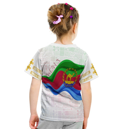 Eritrea Independence Day T-Shirt Ethnic African Pattern White Graphic Tee