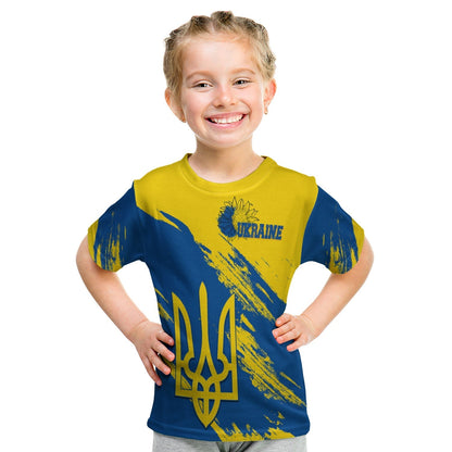 Ukraine T-Shirt Slava Ukraini Grunge Style Graphic Tee