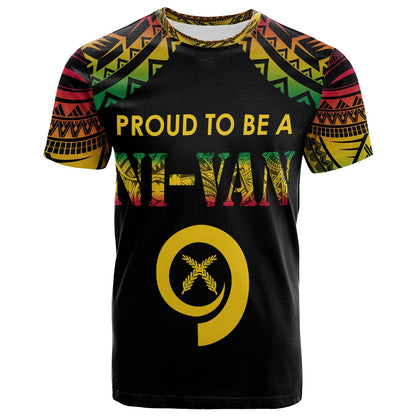 Vanuatu T-Shirt Proud To Be A Ni Van Polynesian Pattern Graphic Tee
