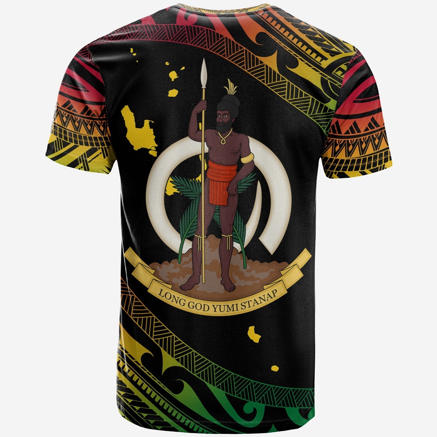 Vanuatu T-Shirt Proud To Be A Ni Van Polynesian Pattern Graphic Tee