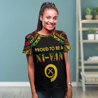 Vanuatu T-Shirt Proud To Be A Ni Van Polynesian Pattern Graphic Tee
