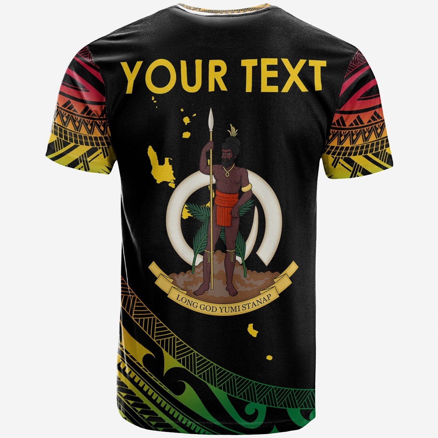 Custom Vanuatu Proud To Be A Ni Van Polynesian Pattern T-Shirt Graphic Tee