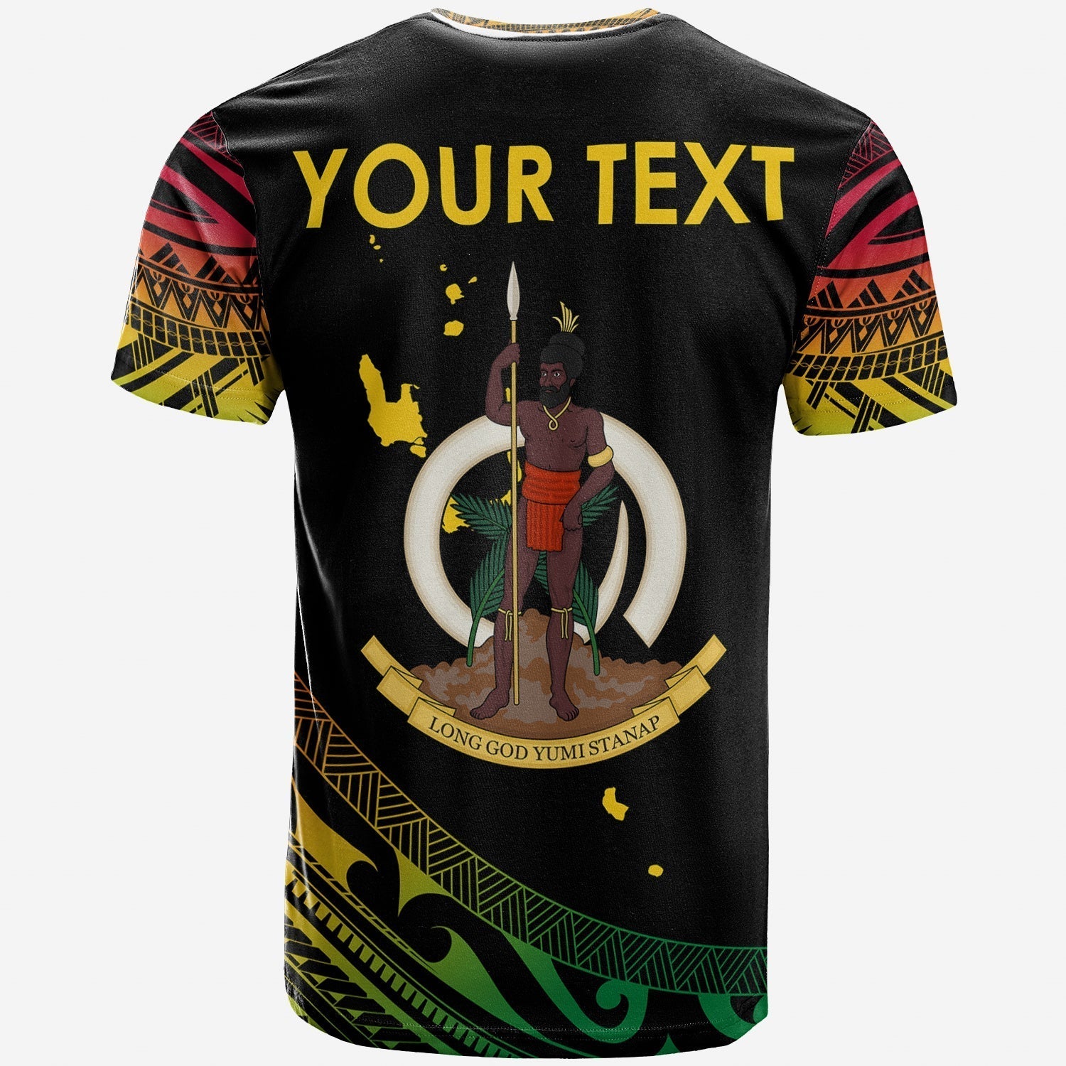 Custom Vanuatu Proud To Be A Ni Van Polynesian Pattern T-Shirt Graphic Tee
