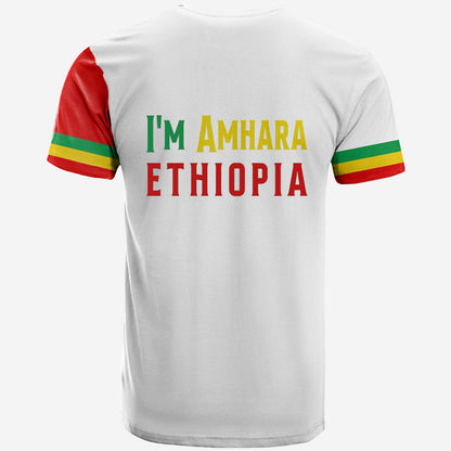 Amhara Ethiopia T-Shirt Fano Movement Graphic Tee