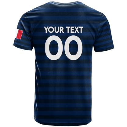 Custom France Football Team World Cup 2022 T-Shirt Graphic Tee