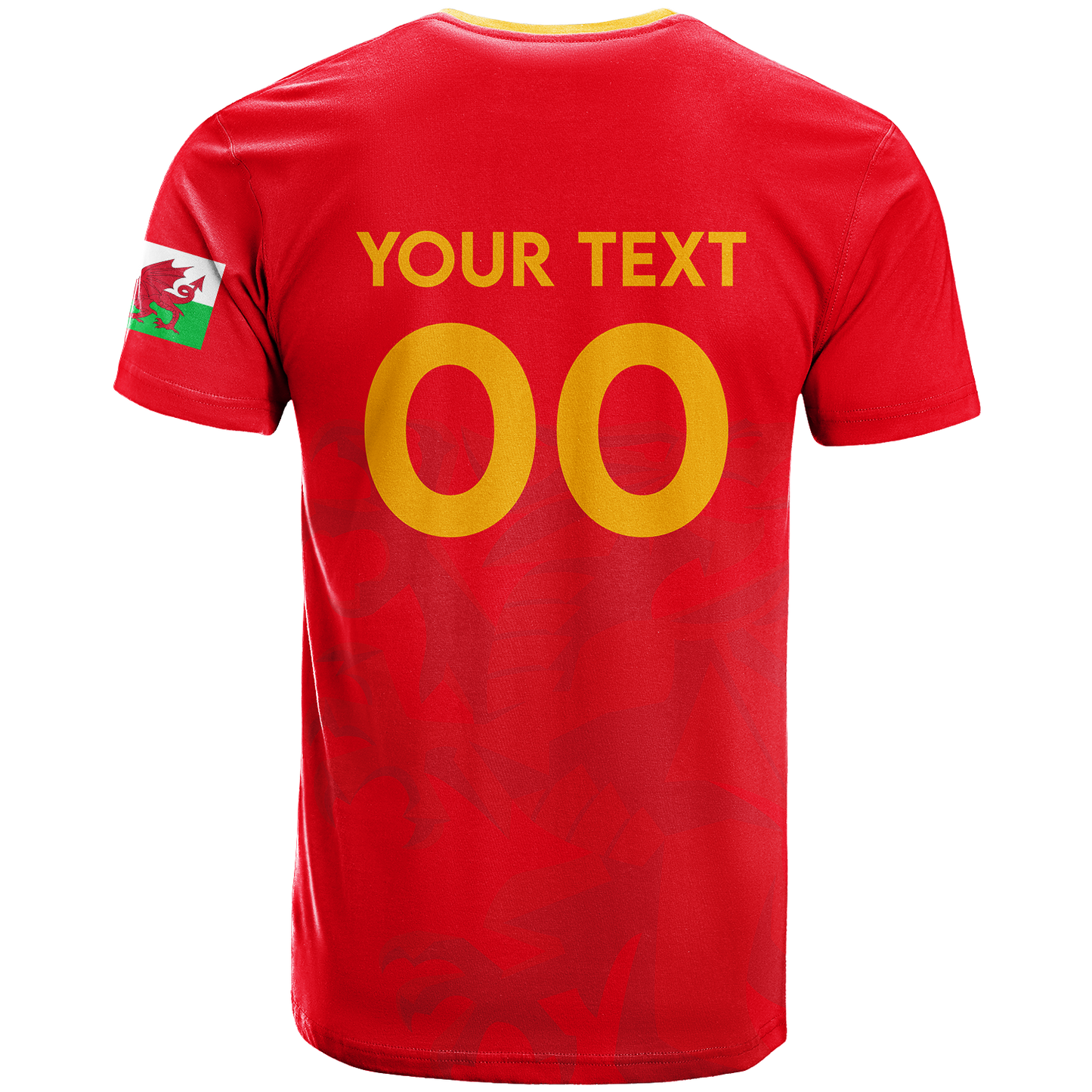 Custom Wales T-Shirt Football 2022 Graphic Tee