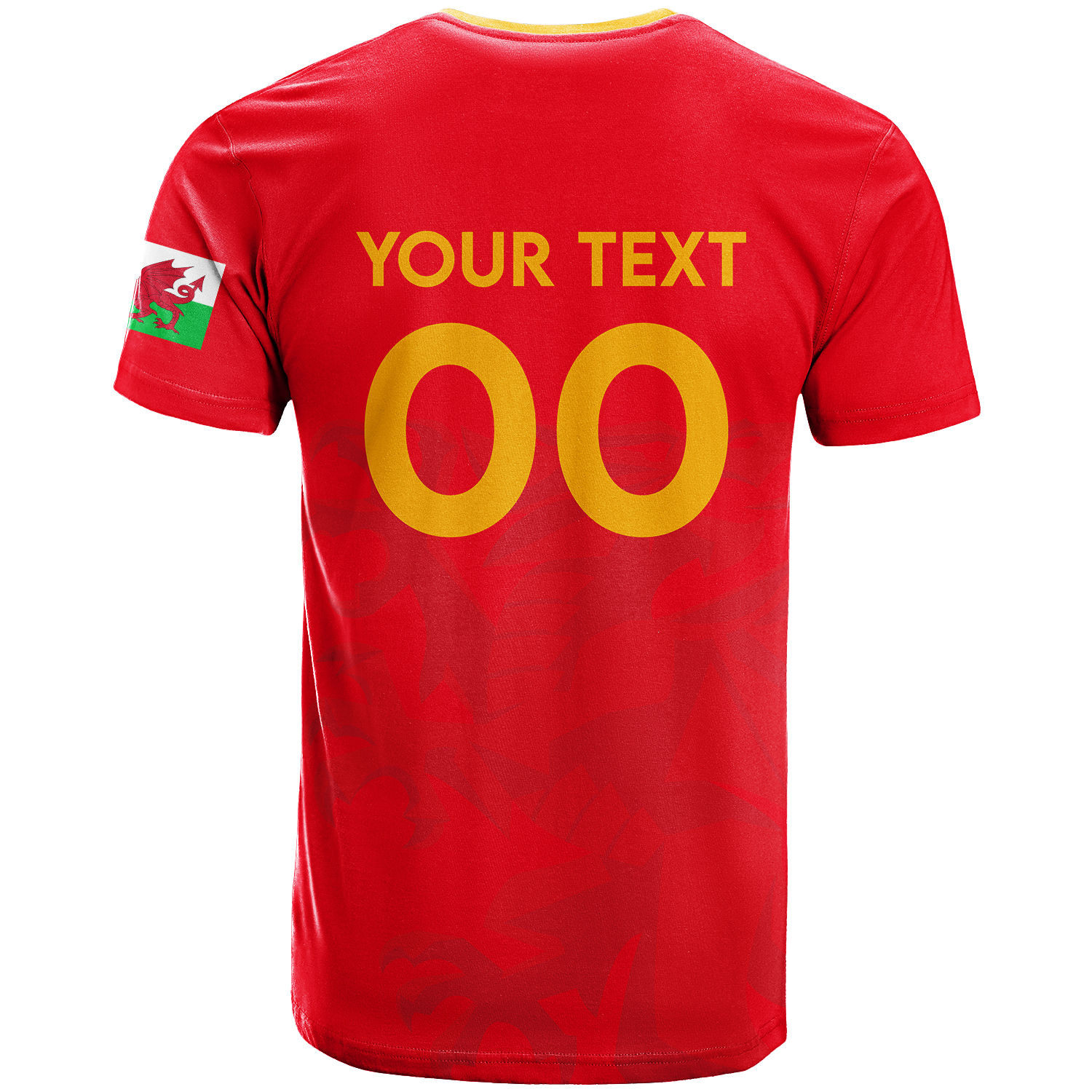 Custom Wales T-Shirt Football 2022 Graphic Tee