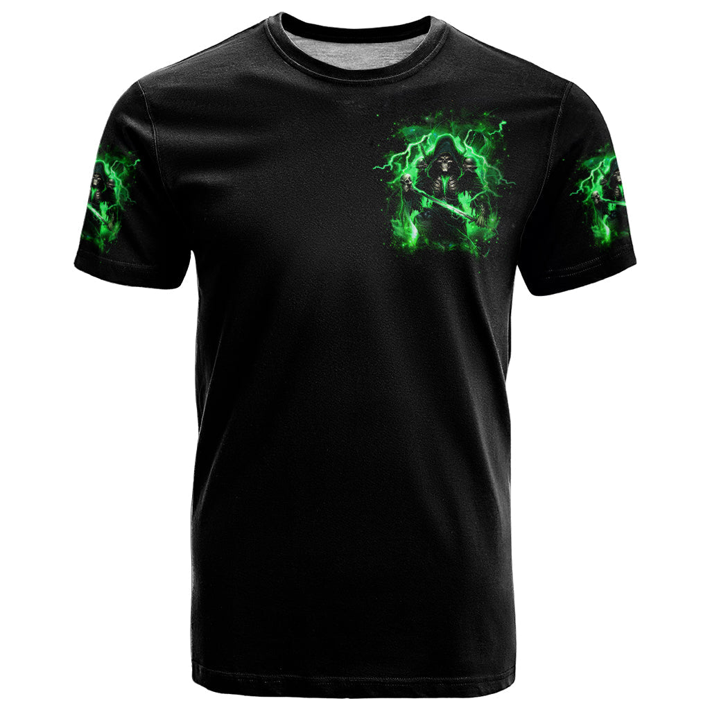 Reaper Skull T-Shirt That Which Does Not Kill Me Should Run Graphic Tee