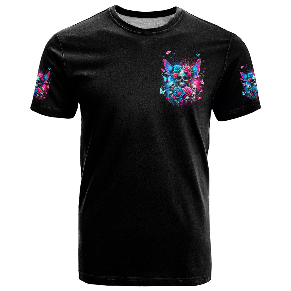 Fairy Skull T-Shirt Let Karma Handle Their Fate Graphic Tee