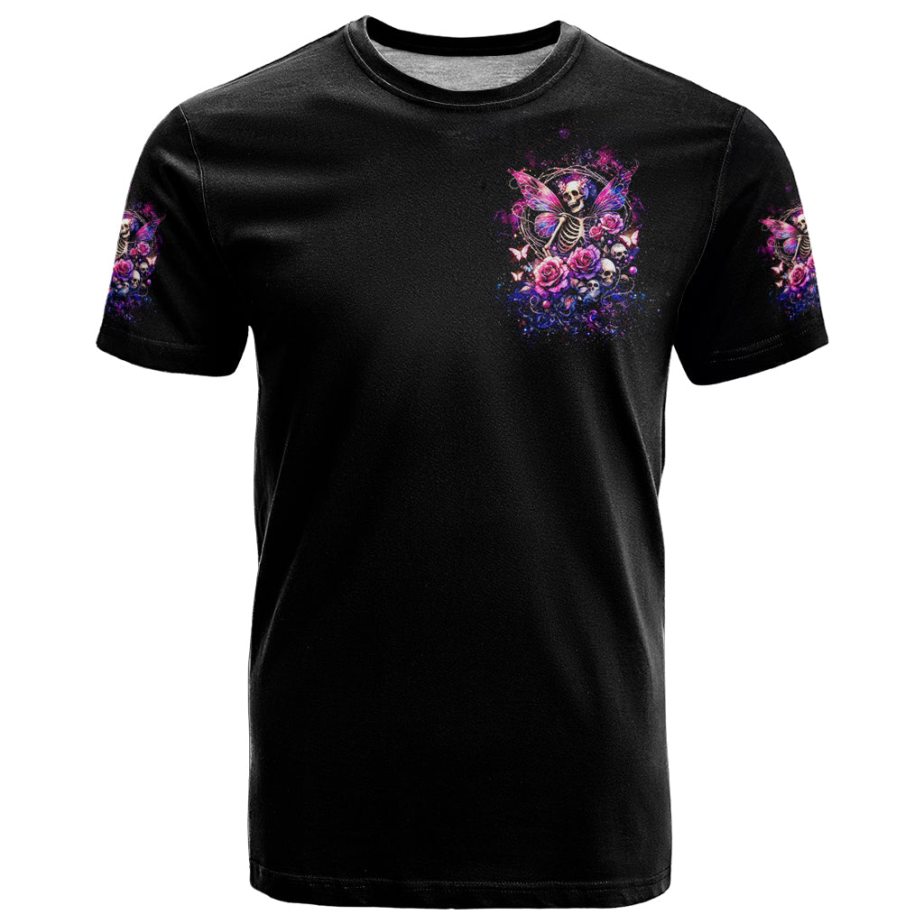 Fairy Skull T-Shirt Let Karma Handle Their Fate Graphic Tee