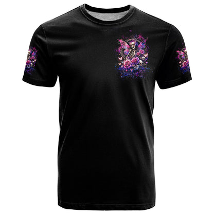 Fairy Skull T-Shirt Let Karma Handle Their Fate Graphic Tee