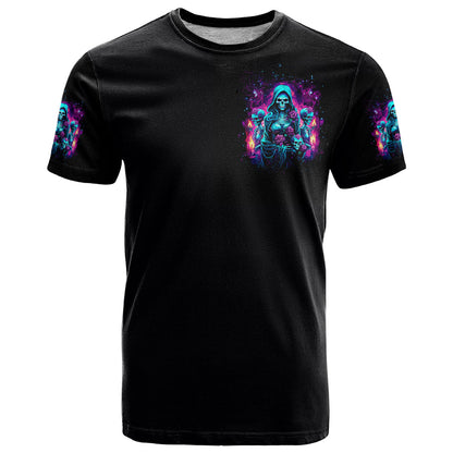 Witch Skull T-Shirt I Have 3 Sides And The Side You Never Want To See Graphic Tee