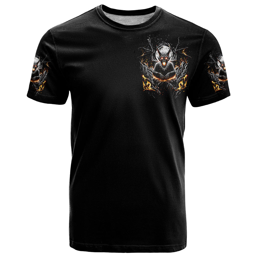Demon Skull T-Shirt One Day I Gonna Say Fuck It All Graphic Tee