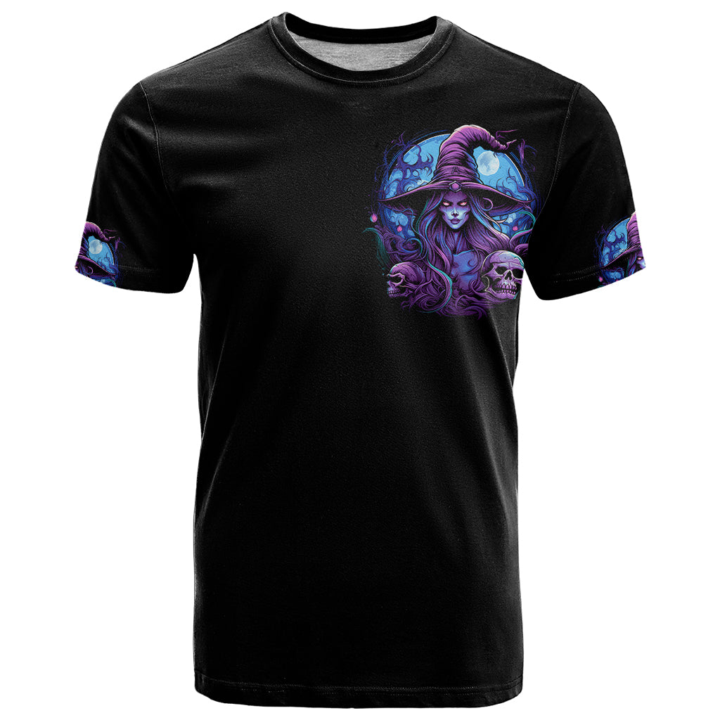 Witch Skull T-Shirt Iam Who Iam Your Approval Isn't Need Graphic Tee