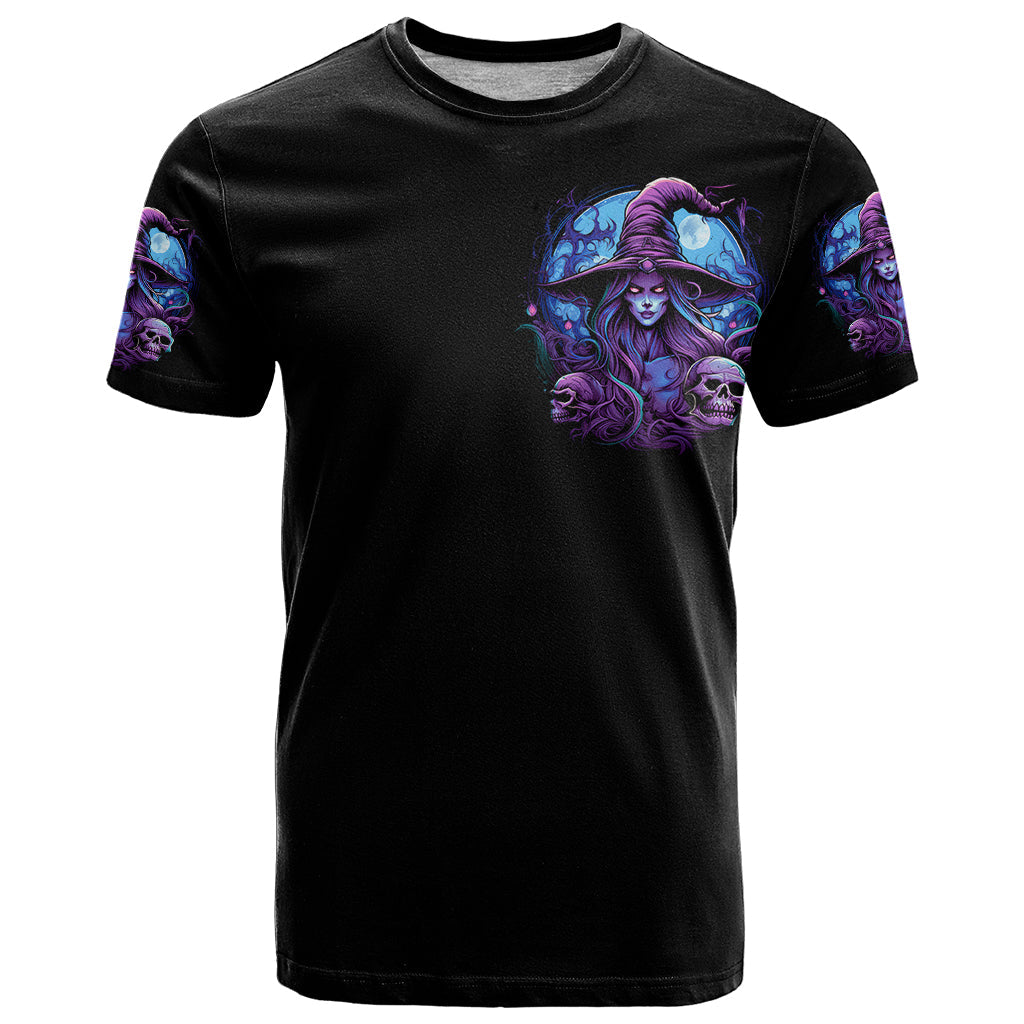 Witch Skull T-Shirt Iam Who Iam Your Approval Isn't Need Graphic Tee