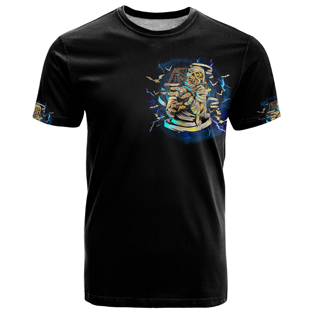 Mummy Skull T-Shirt I'm Going To Hell to Pick You Up Graphic Tee