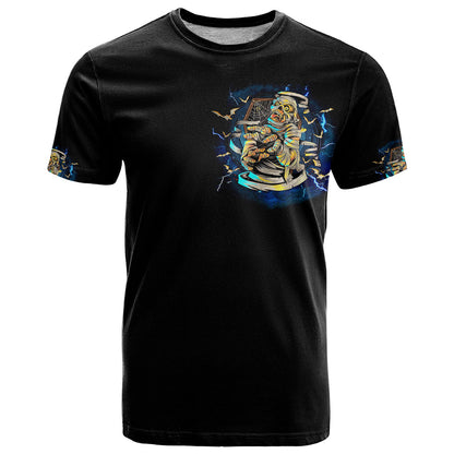 Mummy Skull T-Shirt I'm Going To Hell to Pick You Up Graphic Tee