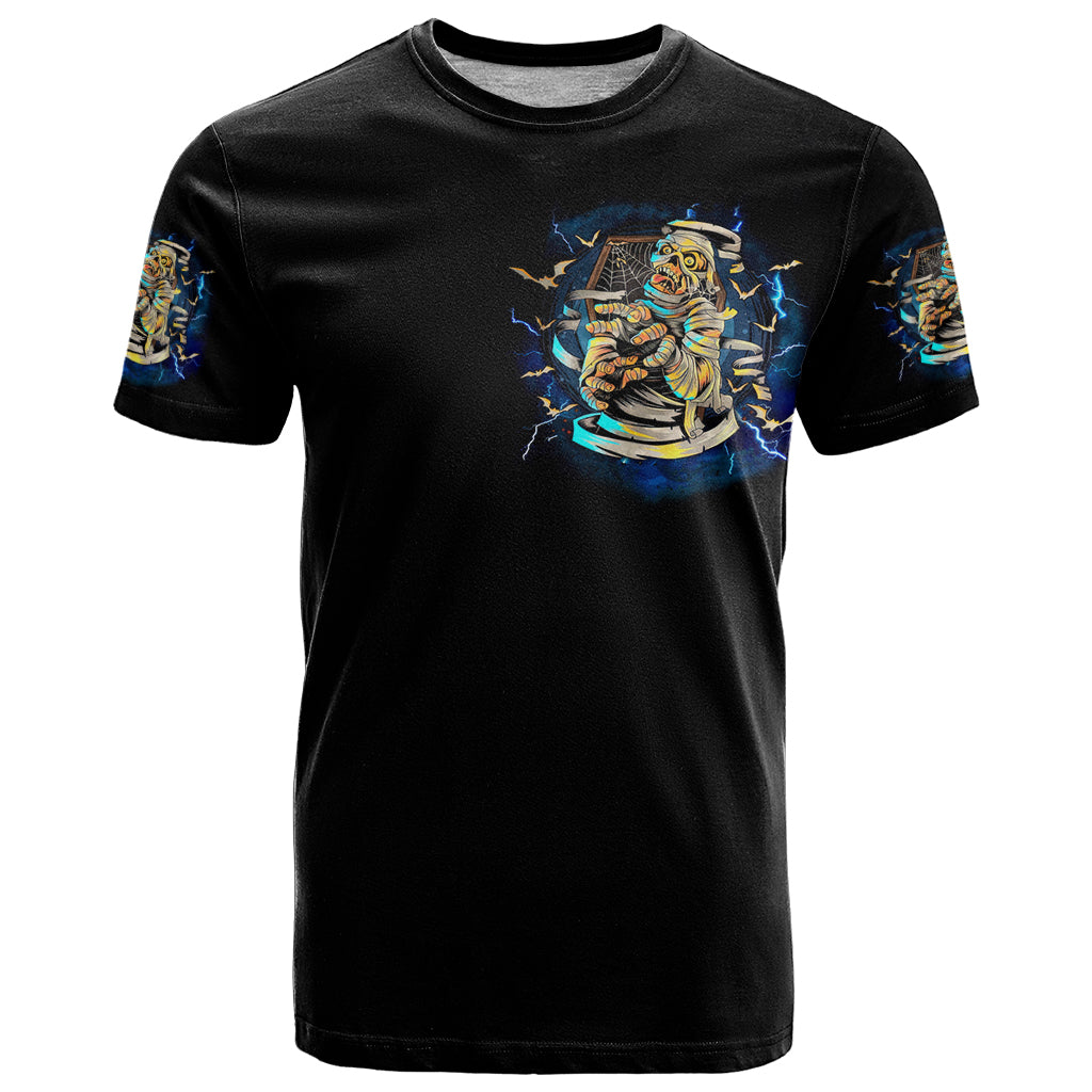 Mummy Skull T-Shirt I'm Going To Hell to Pick You Up Graphic Tee