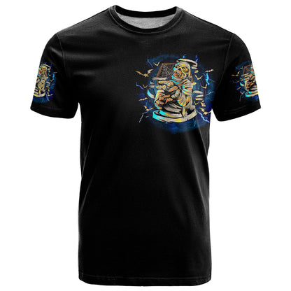Mummy Skull T-Shirt I'm Going To Hell to Pick You Up Graphic Tee