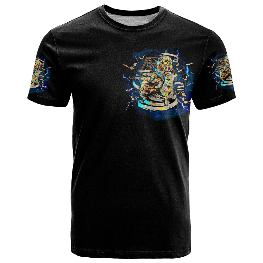 Mummy Skull T-Shirt I'm Going To Hell to Pick You Up Graphic Tee