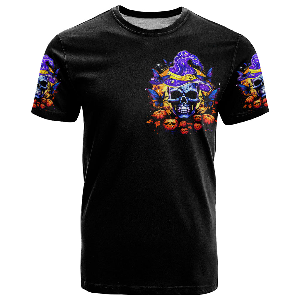 Halloween Skull T-Shirt Please Excuse My Resting Witch Face Graphic Tee