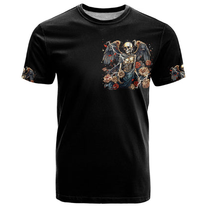 Angel Skull T-Shirt Sometimes An Angel Sometimes A Hellraiser Graphic Tee