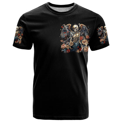 Angel Skull T-Shirt Sometimes An Angel Sometimes A Hellraiser Graphic Tee
