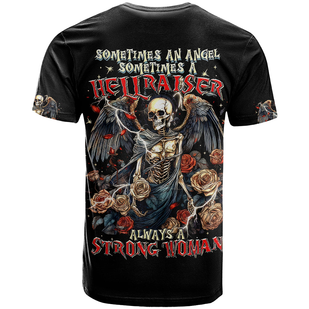 Angel Skull T-Shirt Sometimes An Angel Sometimes A Hellraiser Graphic Tee