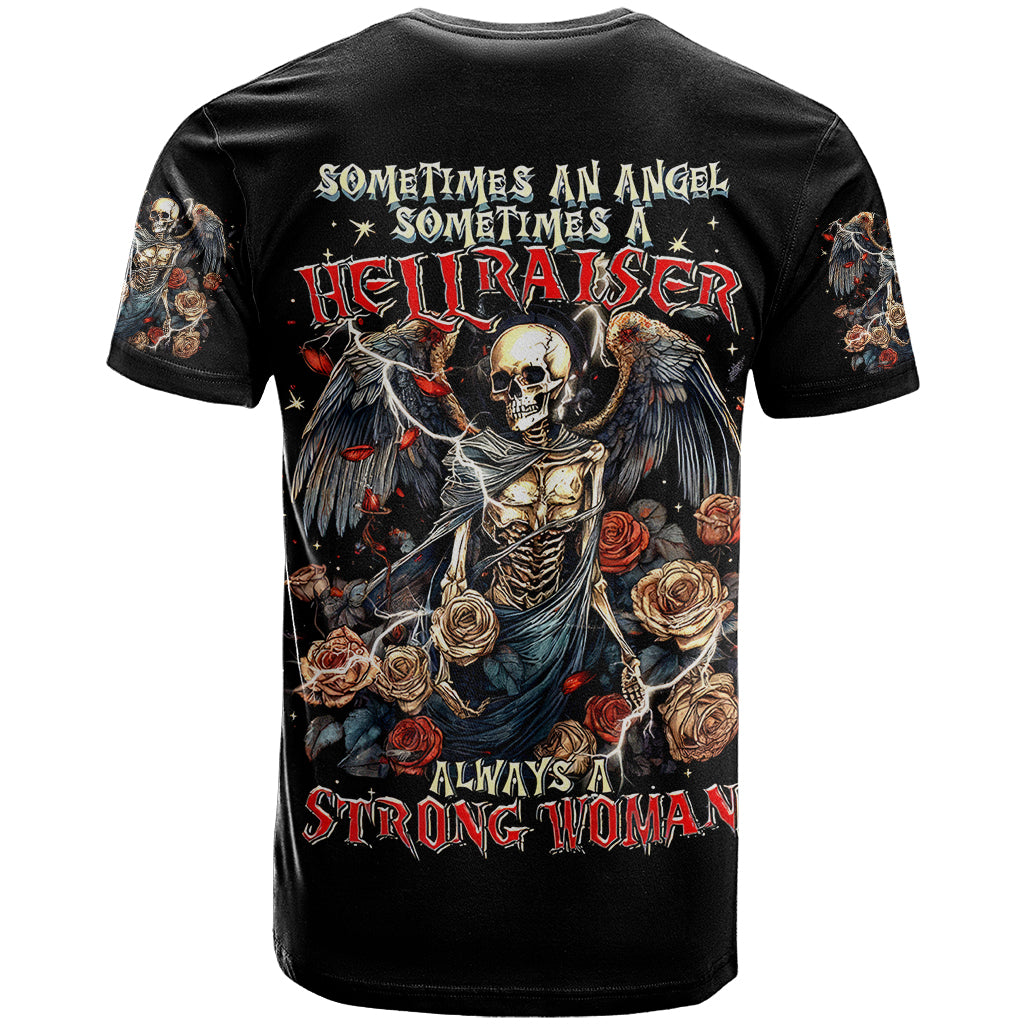 Angel Skull T-Shirt Sometimes An Angel Sometimes A Hellraiser Graphic Tee