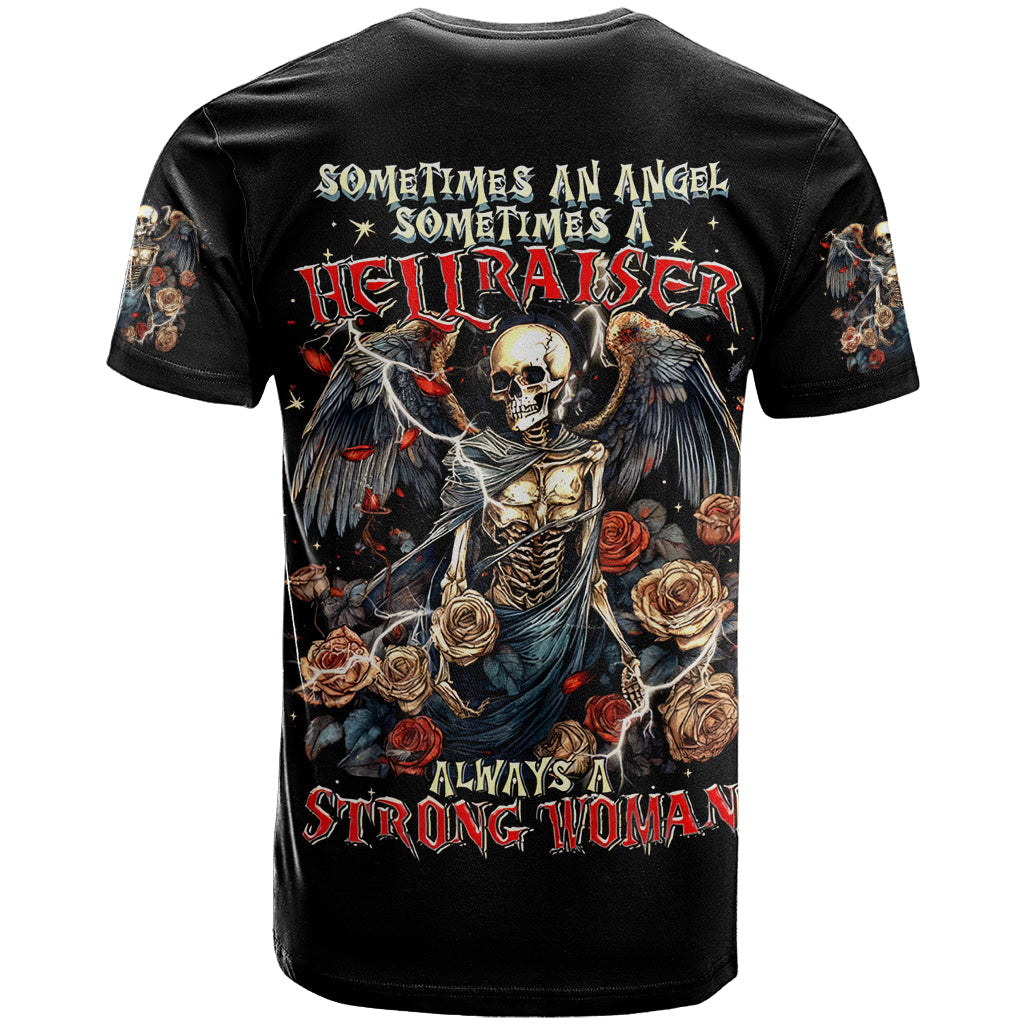 Angel Skull T-Shirt Sometimes An Angel Sometimes A Hellraiser Graphic Tee