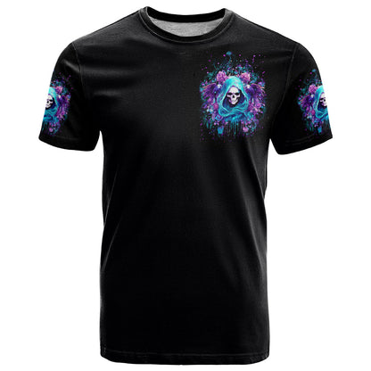 Fairy Skull T-Shirt Once Upon A Time I Was Sweet And Innocent And Then Shit Happens Graphic Tee