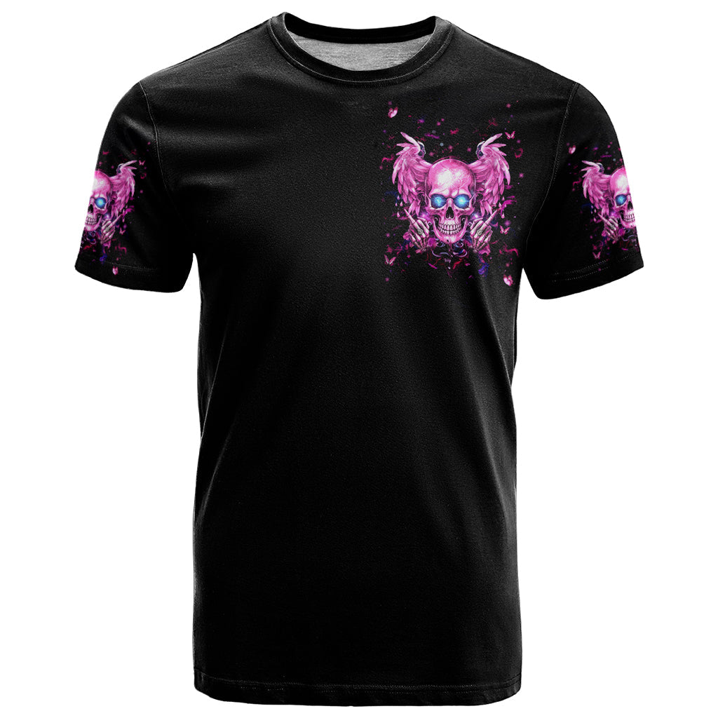 Angel Skull T-Shirt The Good Girl In Me Got Tired Of The Bullshit Graphic Tee