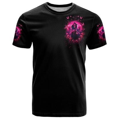 Reaper Skull T-Shirt I'm A Good Person But Don't Give Me A Reason To Show My Evil Graphic Tee