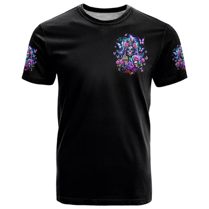 Fairy Skull T-Shirt Bitch I'm Not A Princess I'm The Fucking Queen Graphic Tee
