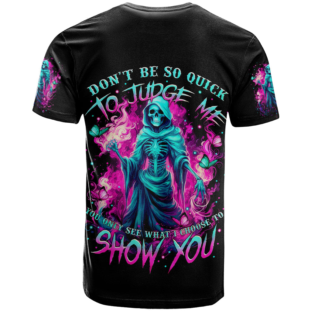 Witch Skull T-Shirt Don't Be So Quick To Judge Me Graphic Tee