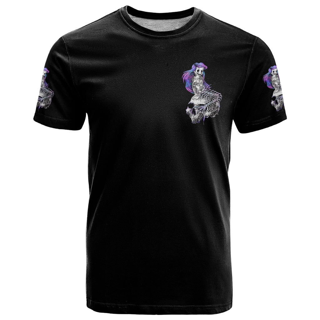 Mermaid Skull T-Shirt The Little Mermaid Graphic Tee