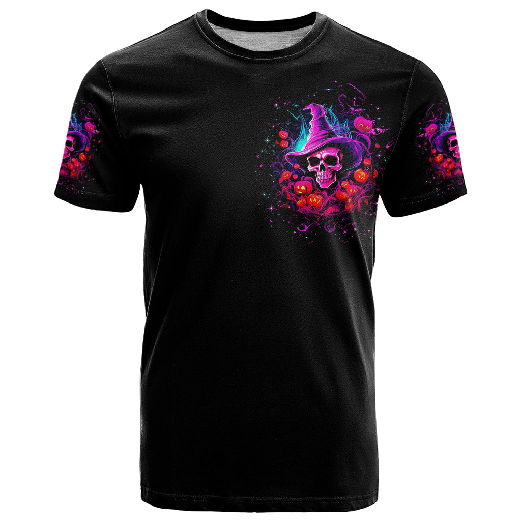 Witch Pumkin Skull T-Shirt Don't Try To Figure Me Out I'm A Special Graphic Tee