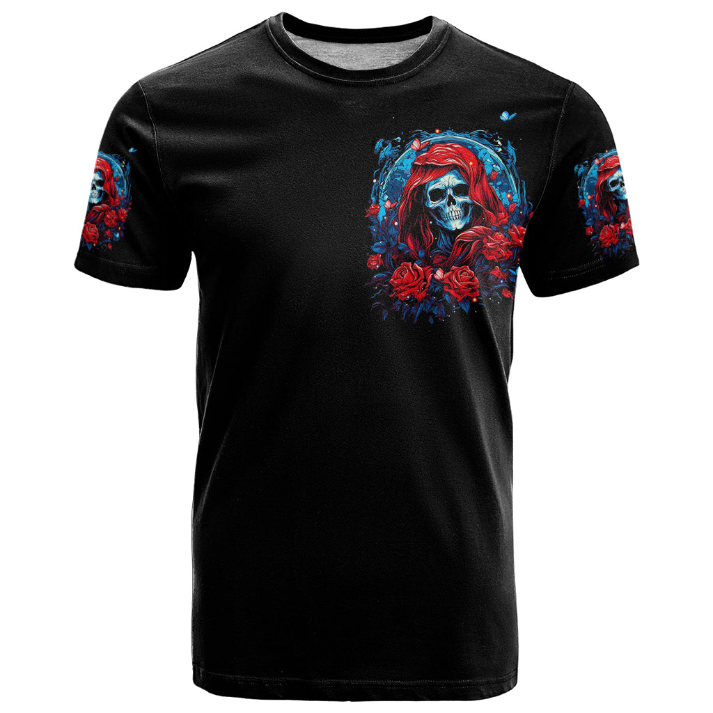 Lady Skull T-Shirt They Ask You To Be Yourself And Yet They Judge You Graphic Tee