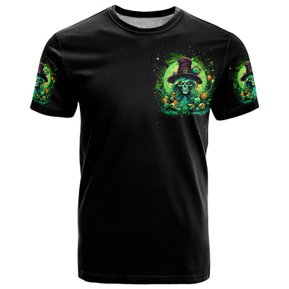 Witch Skull T-Shirt We Are The Granddaughters Of The Witches Graphic Tee