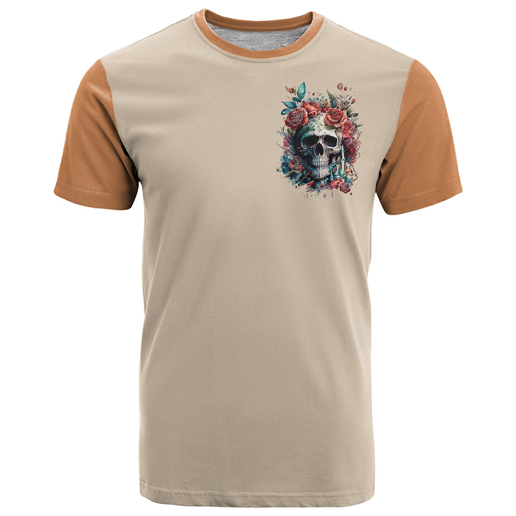 Axe Skull T-Shirt Let's Bury The Hatchet Graphic Tee