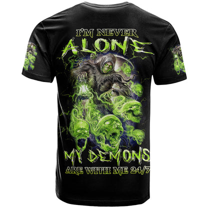 Flower Skull T-Shirt I Blunt Because God Rolled Me That Way Graphic Tee