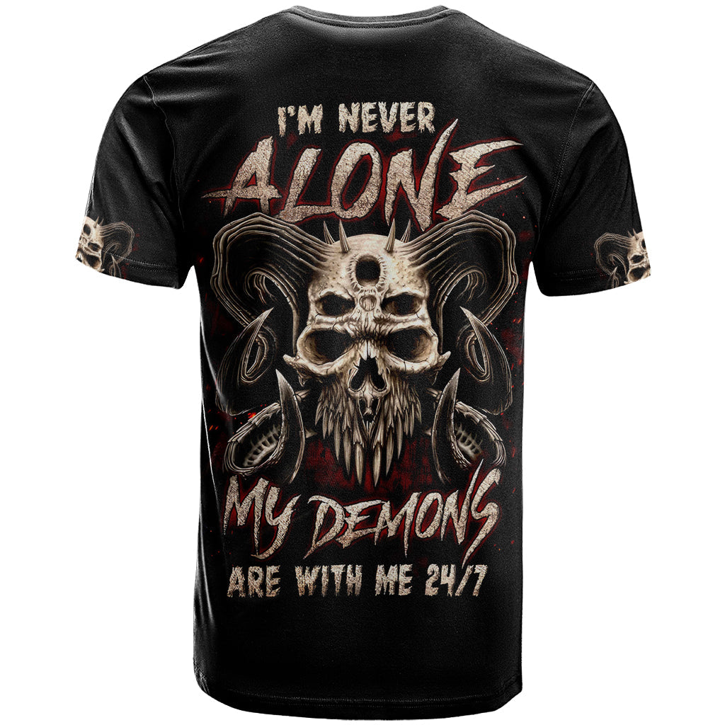 Flower Skull T-Shirt I Try To Avoid Drama Graphic Tee