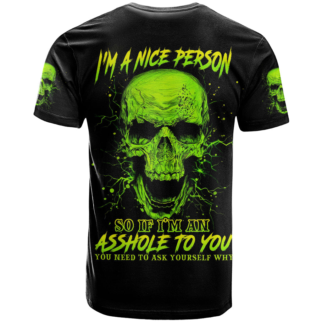 Flower Skull T-Shirt Iam A Sweet Girl Full Of Crazy Graphic Tee