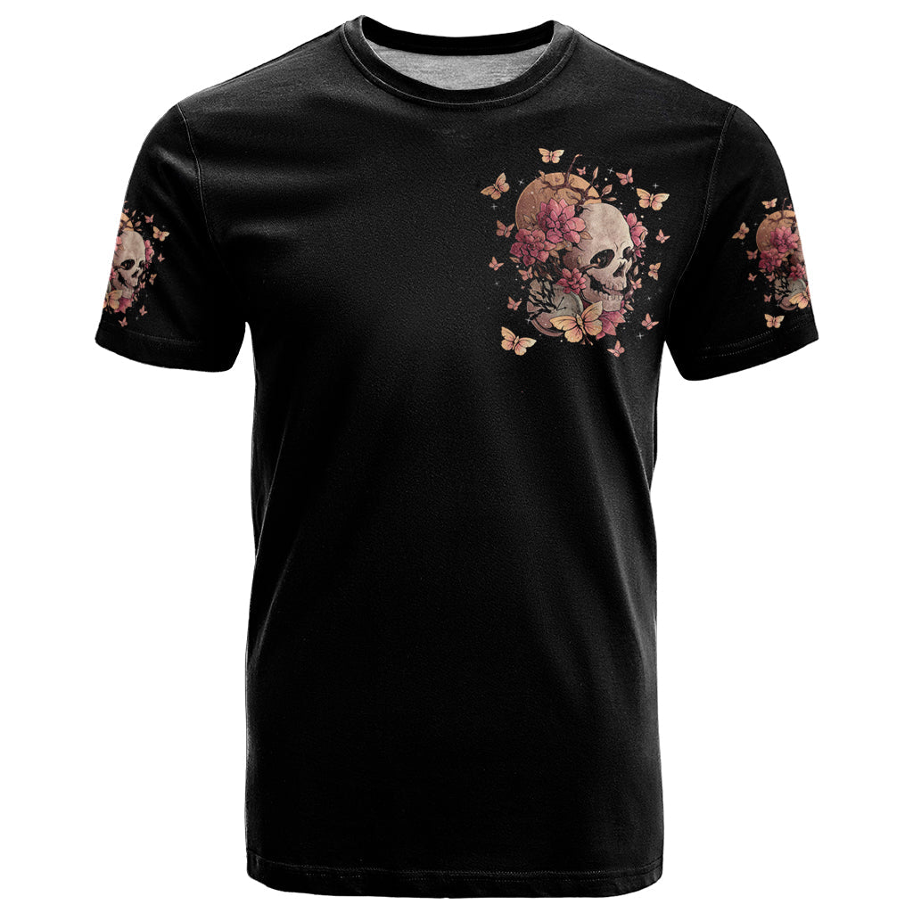Graffiti Skull T-Shirt I Talk I Smile But Be Carefull When I Silent Graphic Tee