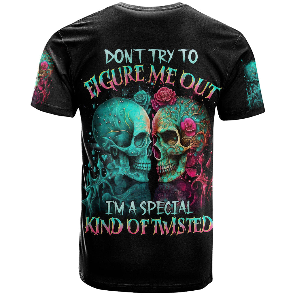 Satan Skull T-Shirt I Never Alone My Demon With Me 24/7 Graphic Tee